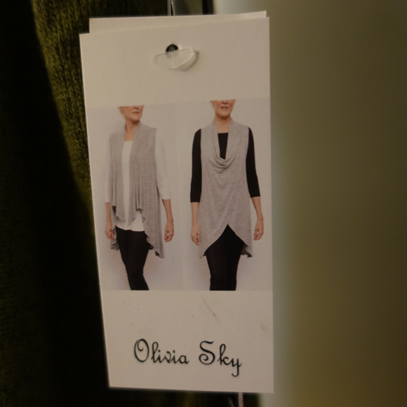 Olivia Sky Multiwear Drape/Vest - Picture 8 of 8